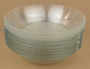 Duralex France Clear Glass Bowls 8.25" Made in France Lot of 10